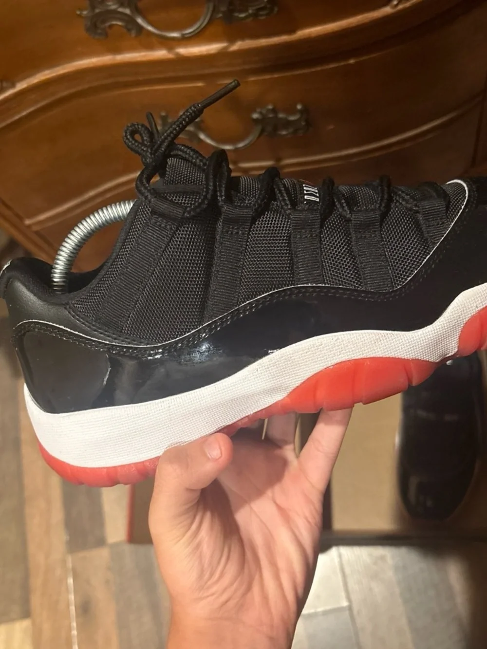 Air Jordan 11 Retro Black/White Men’s Basketball Shoes